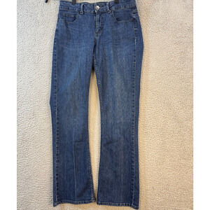 Riders By Lee Womens Jeans Size 8M Blue Stretch Straight Leg